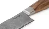 Gourmet Damascus Santoku kés 17 cm, zebrawood markolat