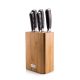 Gourmet Stone késkészlet 5 részes, bambusz késtartóval