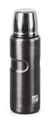 Kulacs termosz, 500 ml, acélszürke