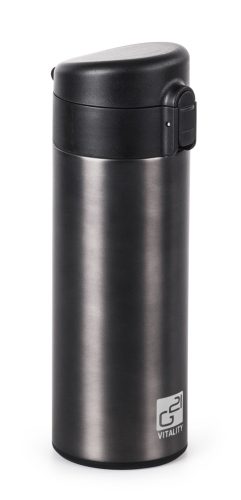 Kulacs, 350 ml, acélszürke