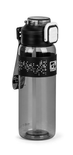 Kulacs 1000 ml, 2az1-ben, szürke