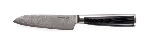 Damascus santoku kés, 13 cm