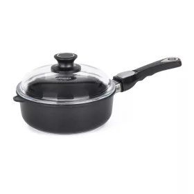 Mély serpenyő fedéllel és levehető fogantyúval, 20 cm
