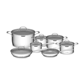 Gourmet Miracle edénykészlet szűrővel, 13 részes, rozsdamentes acél/greblon