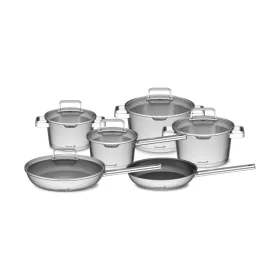 Gourmet Magic edénykészlet, extra serpenyővel, 11 részes, rozsdamentes acél
