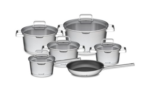 Gourmet Magic edénykészlet extra fazékkal, 11 részes, rozsdamentes acél