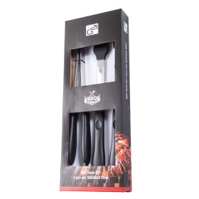 Grillező eszközkészlet 3 db, rozsdamentes acél