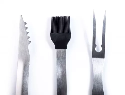 Grillező eszközkészlet 3 db, rozsdamentes acél