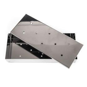 Grill füstölő doboz, rozsdamentes acél