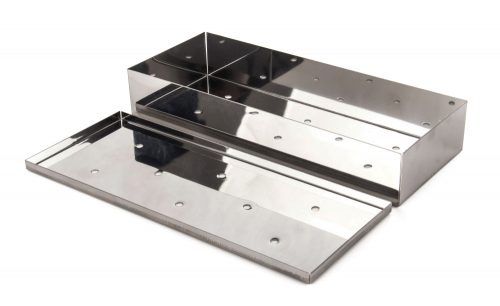 Grill füstölő doboz, rozsdamentes acél