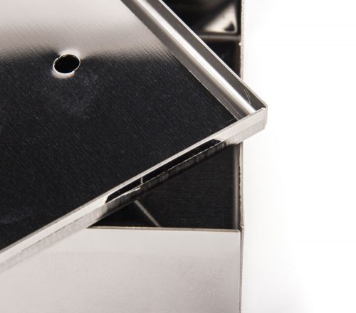 Grill füstölő doboz, rozsdamentes acél