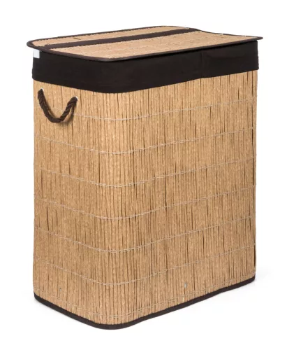 Szennyeskorás elválasztókkal, 105 l, rattan utánzat, barna betéttel