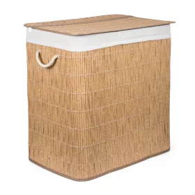 Szennyeskorás elválasztókkal, 150 l, rattan utánzat, fehér betéttel