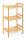 Bambusz polc 3x15kg, 45x80x31,5 cm