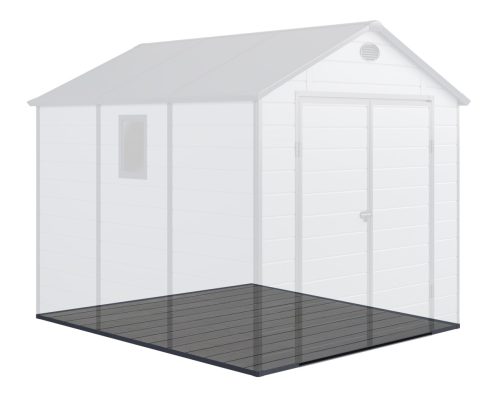 WPC padlóburkolat PAH 523 kerti tárolóhoz, Eben