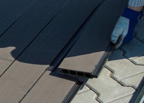 WPC padlóburkolat Boston 1104 kerti tárolóhoz, Eben