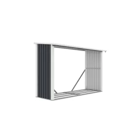 WOH 335 tüzifa tároló 242x89 cm, antracit