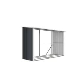 WOH 682 tüzifa tároló 302x119 cm, antracit