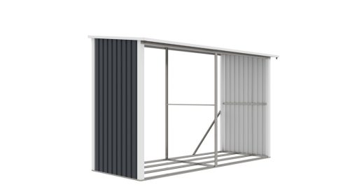 WOH 682 tüzifa tároló 302x119 cm, antracit