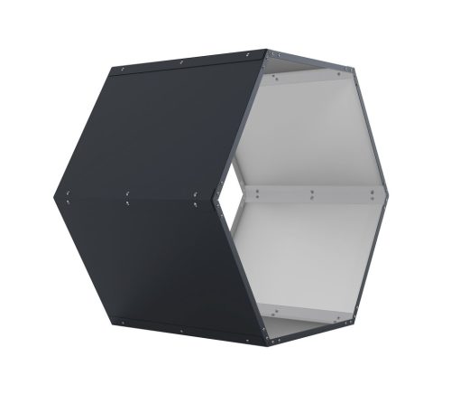 HEX 53 tüzifa tároló 92x60 cm, antracit