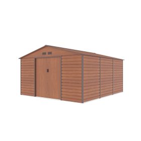 GAH 1300 kerti tároló 340x382 cm, barna