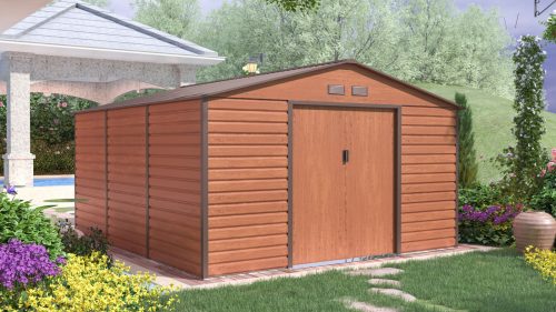 GAH 1300 kerti tároló 340x382 cm, barna