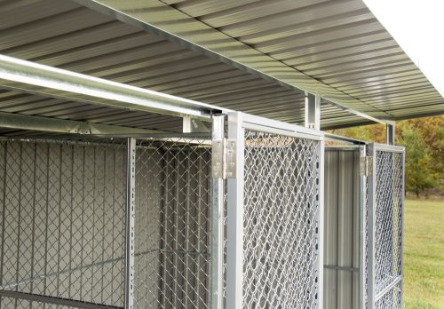 KEN 886 kutyaketrec 322x275 cm, két férőhelyes, szürke