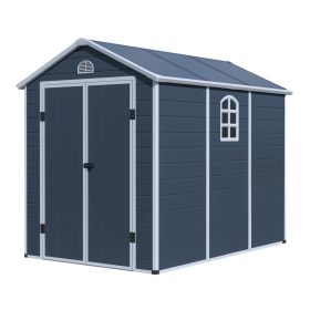 Boston 523 kerti ház 188 278 cm, műanyag, szürke