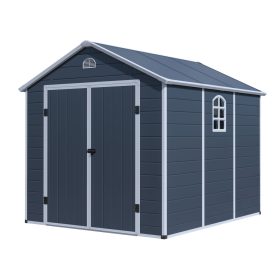 Boston 670 kerti ház 241x278 cm, műanyag, szürke