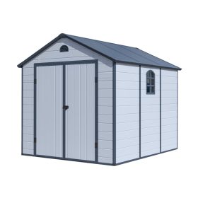 Boston 670 kerti ház 241x278 cm, műanyag, világosszürke