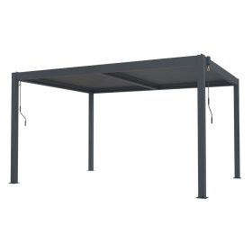 Bioklimatikus pergola 4x3 m, antracit, alumínium