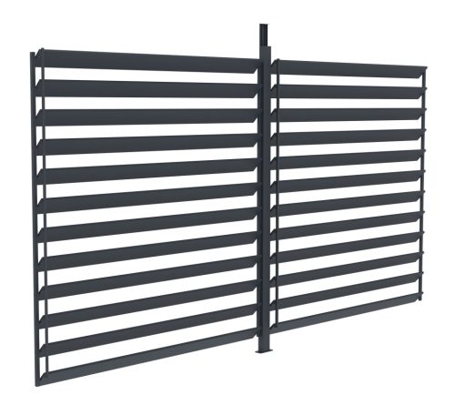 Forgatható lamellás oldalfal 3,7x2,2 m Austin pergolához