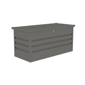 Denver kerti láda 400 L, fémszürke