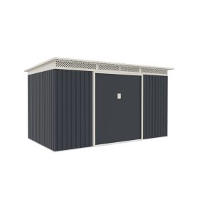 GRAH 700 kerti tároló, 340x206 cm, antracit