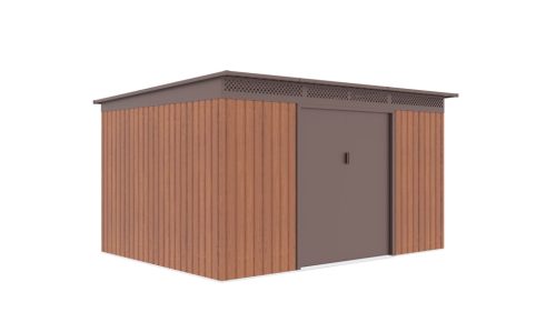 GRAH 915 kerti tároló, 340x269 cm, barna
