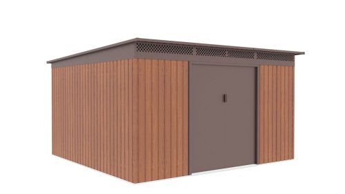 GRAH 1132 kerti tároló, 340x333 cm, barna