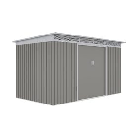 GRAH 700 kerti tároló, 340x206 cm, metál szürke