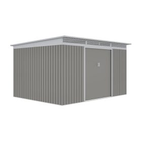 GRAH 915 kerti tároló 340x269 cm, metálszürke