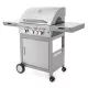 California BBQ Premium line gázgrill, 4 égőfej, nyomáscsökkentővel