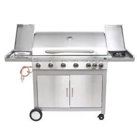 Mexico BBQ Premium line gázgrill, 7 égőfej, nyomáscsökkentővel