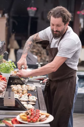 Mexico BBQ Premium line gázgrill, 7 égőfej, nyomáscsökkentővel