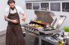 Mexico BBQ Premium line gázgrill, 7 égőfej, nyomáscsökkentővel