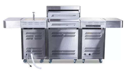 Arizona gázgrill, BBQ Premium Line konyha 6 égőfej, nyomáscsökkentővel