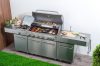 Nevada BBQ konyha Premium Line gázgrill, 8 égőfej, nyomáscsökkentővel