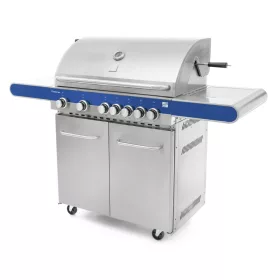 Florida BBQ Premium line gázgrill, 7 égőfej, nyomáscsökkentővel