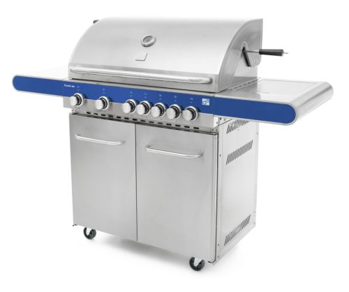 Florida BBQ Premium line gázgrill, 7 égőfej, nyomáscsökkentővel