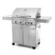 Argentina BBQ Premium Line gázgrill, 5 égőfej, nyomáscsökkentővel