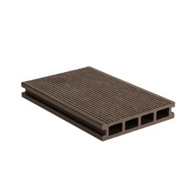 Kültéri padlóburkolat 2,5x14x300 cm, Indiai teak, WPC