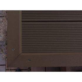 Élzáró 4,5x4,5x300 cm, WPC, cumaru