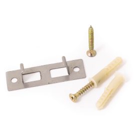 WPC burkolólap tartóhasáb rögzítő, acél, 4x3